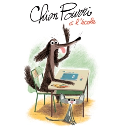 Chien Pourri à l'école